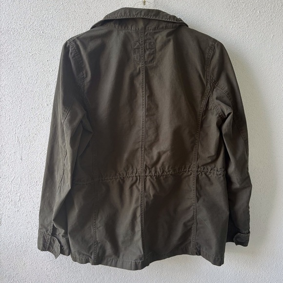Gap Army Green Military Style Jacket Size L
Pockets Drawstring Grunge Utility - Picture 3 of 13